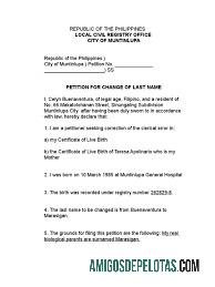 Filipina Local civil registry office name change sertifikat makering