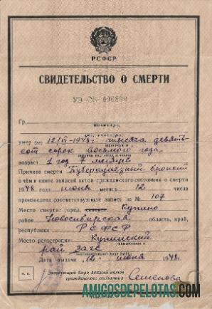 Rusia Head of the civil registry office kematian sertifikat pratinjau