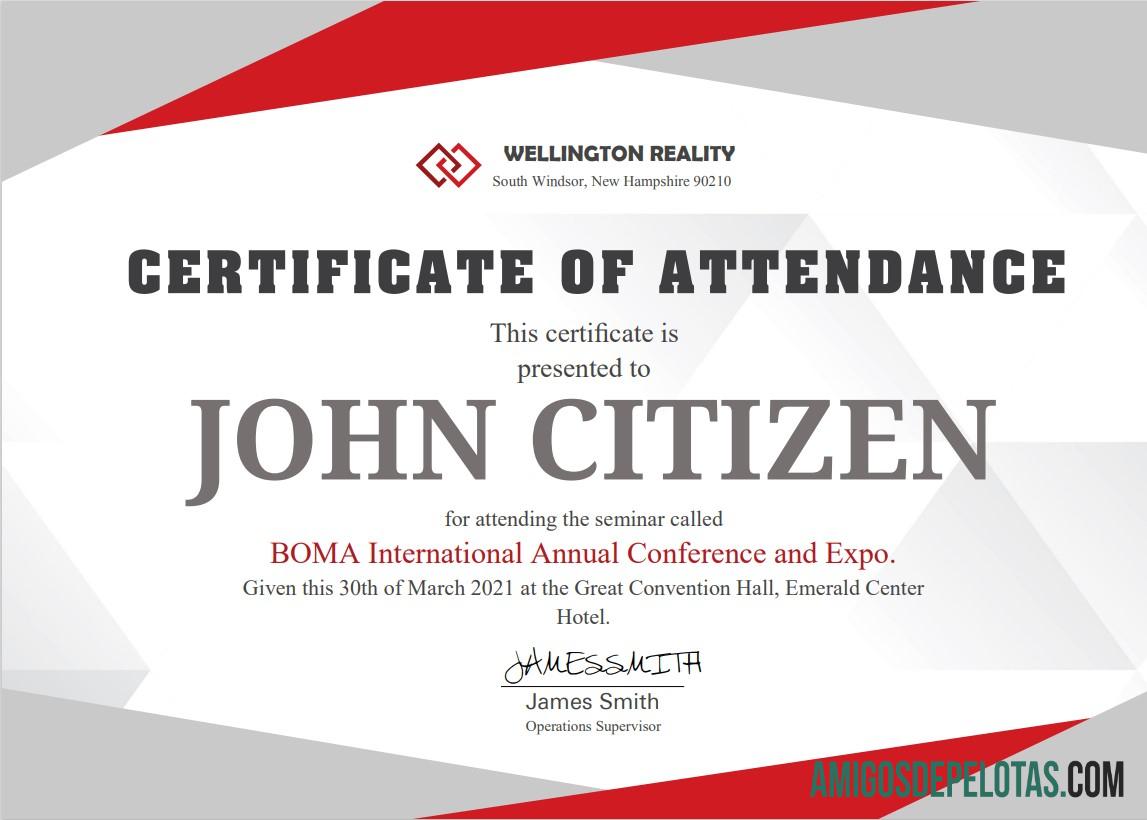 AS Employee Attendance Cert desain