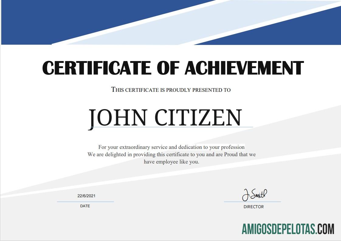AS Employee Thank You Achievement cert pratinjau