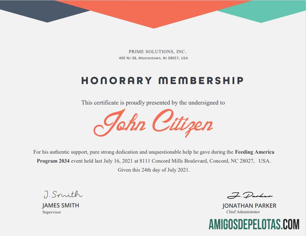 AS Honorary cert sampel