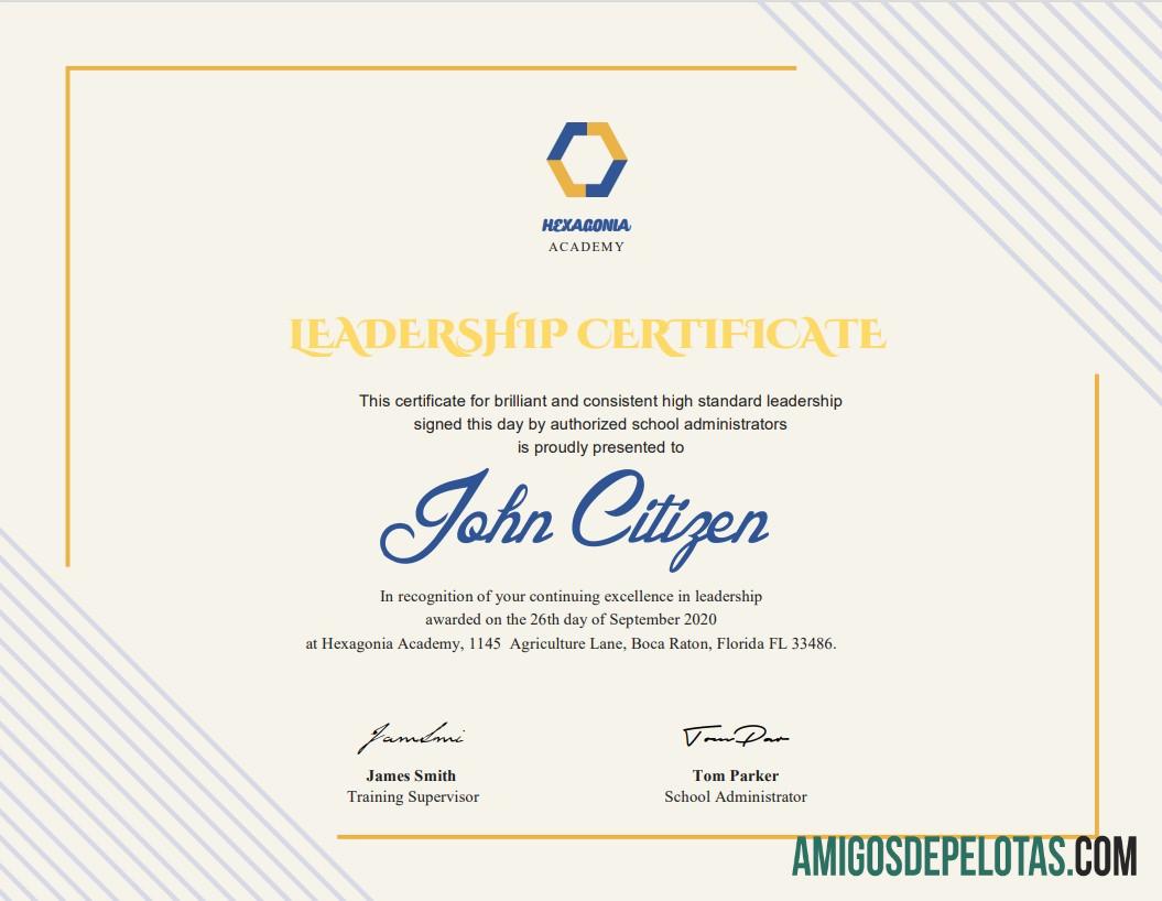 AS Leadership cert makering