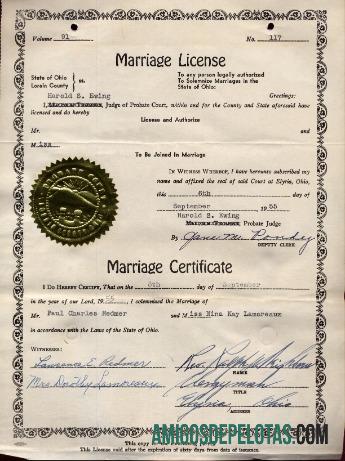 AS Lorain county pernikahan sertifikat makering