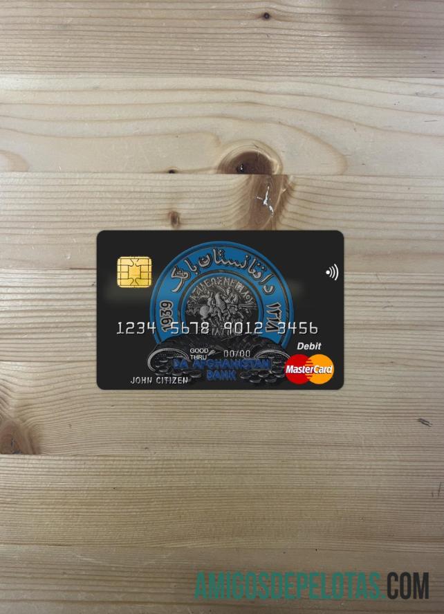 Afganistan Da bank mastercard tampilan foto depan makering