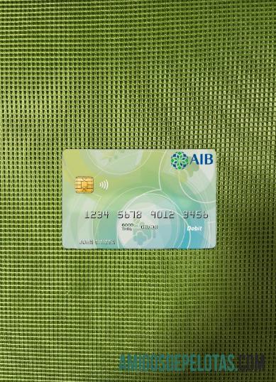 Afganistan International bank Debit visa tampilan foto depan desain