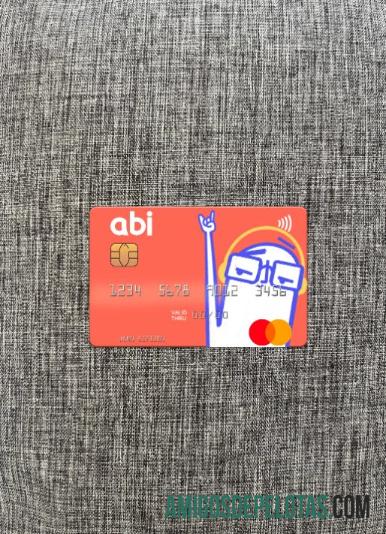 Albania American bank of Investments (ABI) mastercard tampilan foto depan sampel