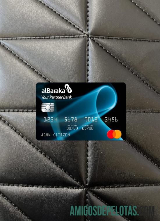 Aljazair Banque AlBaraka Alge╠ürie mastercard tampilan foto depan makering