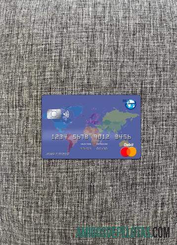 Aljazair banque exte╠ürieure d'alge╠ürie mastercard tampilan foto depan sampel