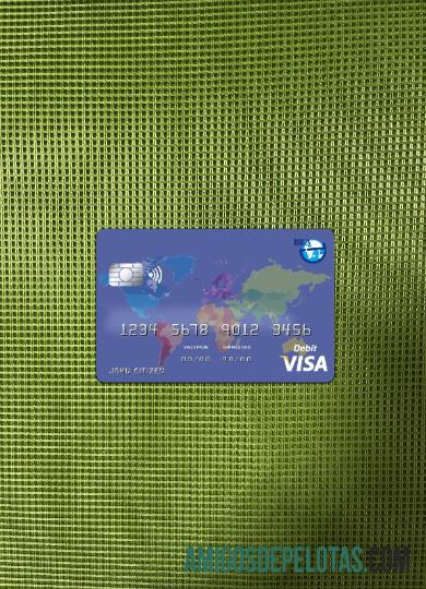 Aljazair banque exte╠ürieure d'alge╠ürie visa kartu tampilan foto depan sampel
