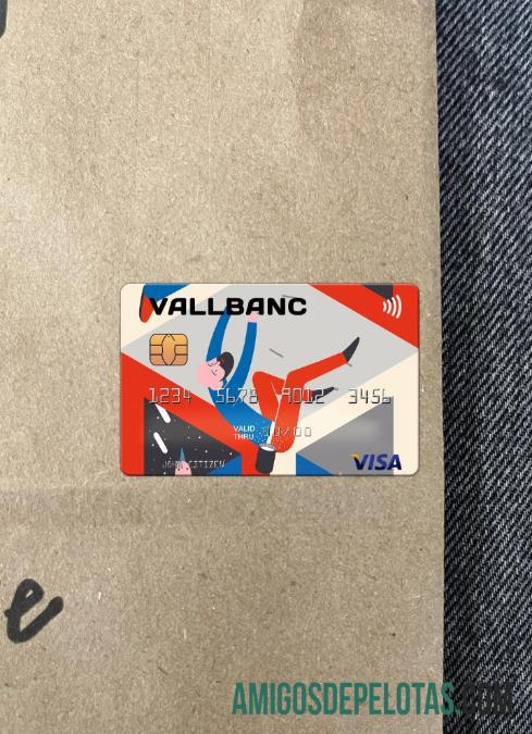 Andorra Vall Banc visa kartu tampilan foto depan makering