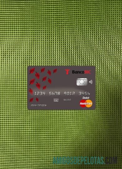Angola Banco BIC bank master kartu tampilan foto depan desain