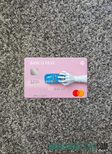 Angola Banco Keve mastercard tampilan foto depan pratinjau