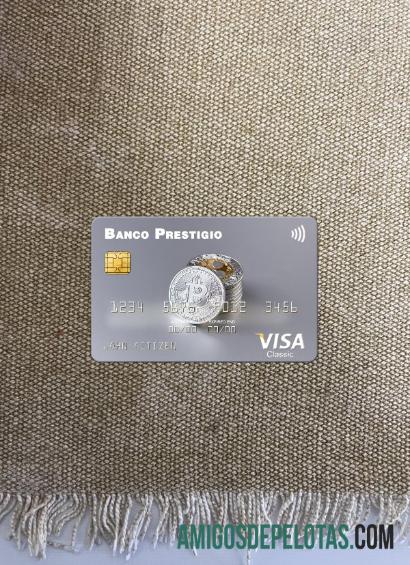 Angola Banco Prestigio, S.A. visa kartu tampilan foto depan pratinjau