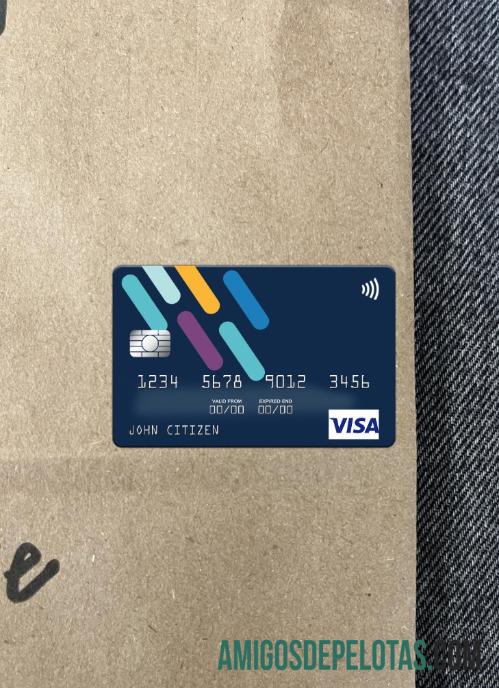 Angola Finibanco Angola S.A. visa kartu tampilan foto depan sampel