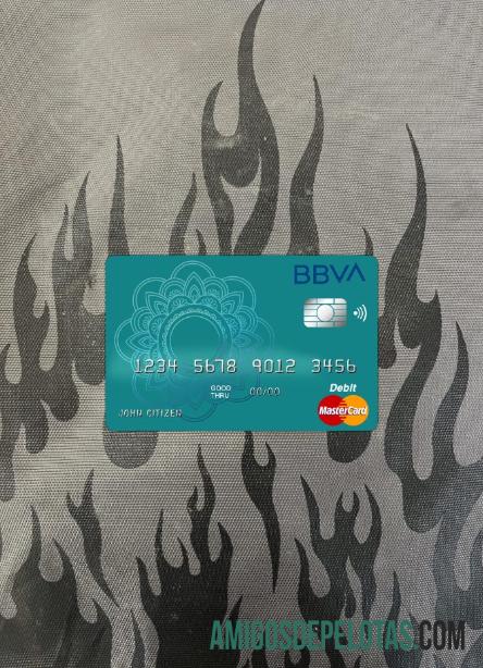 Argentina BBVA bank mastercard Debit tampilan foto depan sampel