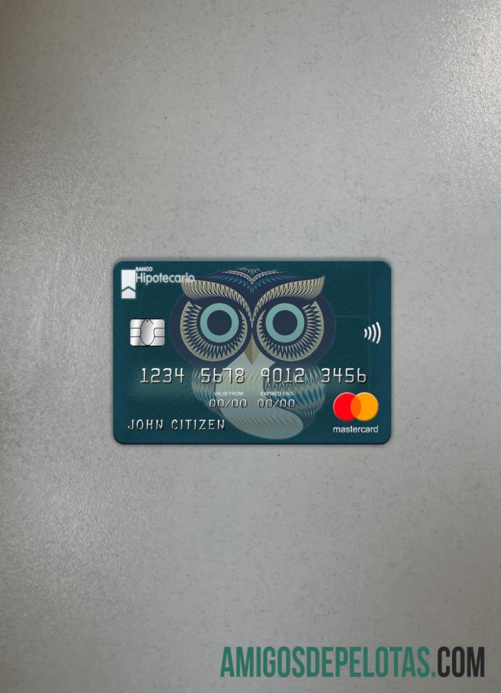 Argentina Hipotecario bank mastercard tampilan foto depan pratinjau