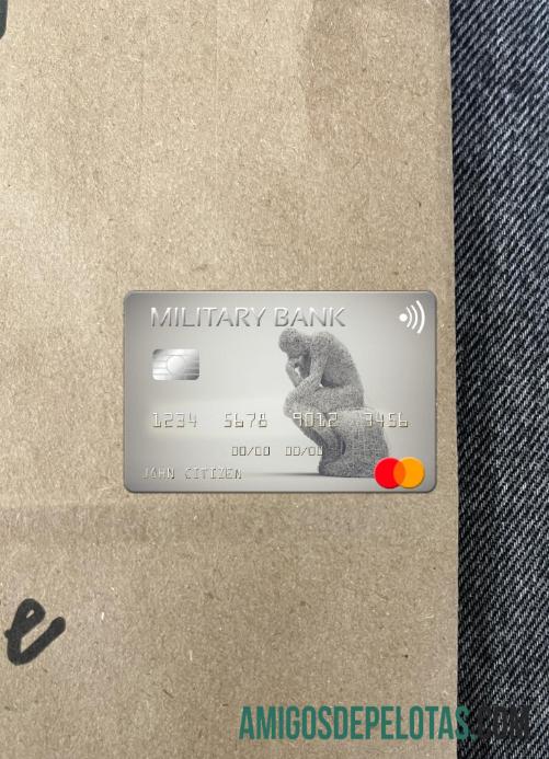 Australia Australian Military bank mastercard tampilan foto depan pratinjau