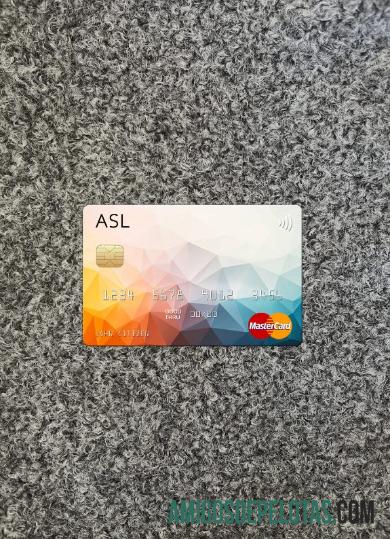 Australia Australian Settlements Limited (ASL) mastercard tampilan foto depan templat