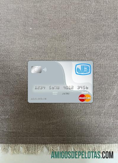 Bangladesh Janata bank mastercard tampilan foto depan templat