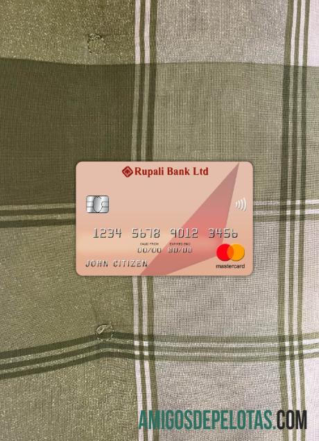 Bangladesh Rupali bank mastercard tampilan foto depan pratinjau