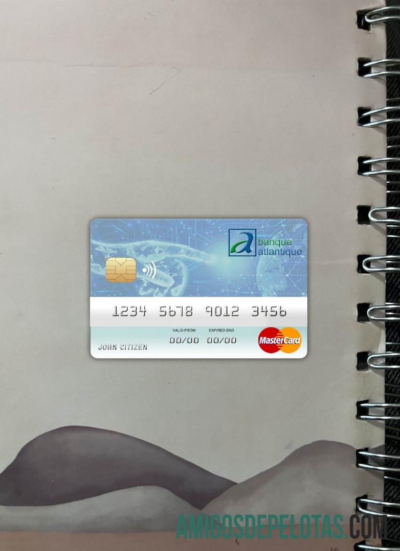 Benin Atlantique bank mastercard tampilan foto depan makering