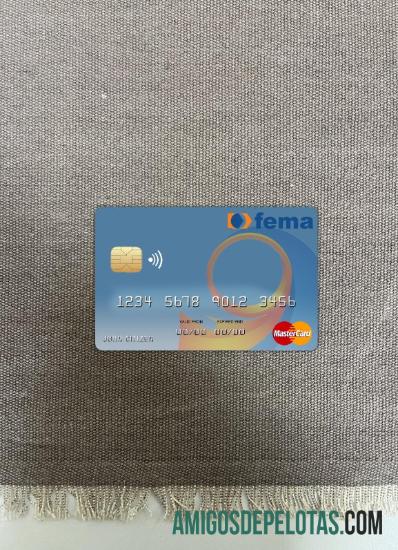 Benin Fema bank mastercard tampilan foto depan templat
