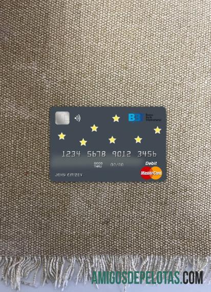 Bosnia dan Herzegovina Bosna International bank mastercard tampilan foto depan makering