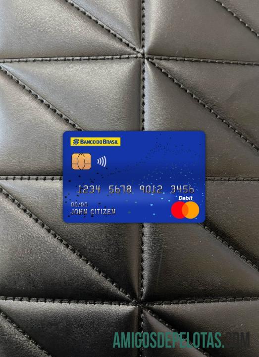 Brasil Banco do Brasil bank master Debit kartu tampilan foto depan desain