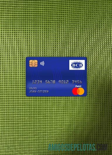 Burundi Kredit bank of Bujumbura master Debit kartu tampilan foto depan sampel