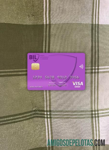 Kanada Internationale pour le Centrafrique bank visa kartu tampilan foto depan sampel