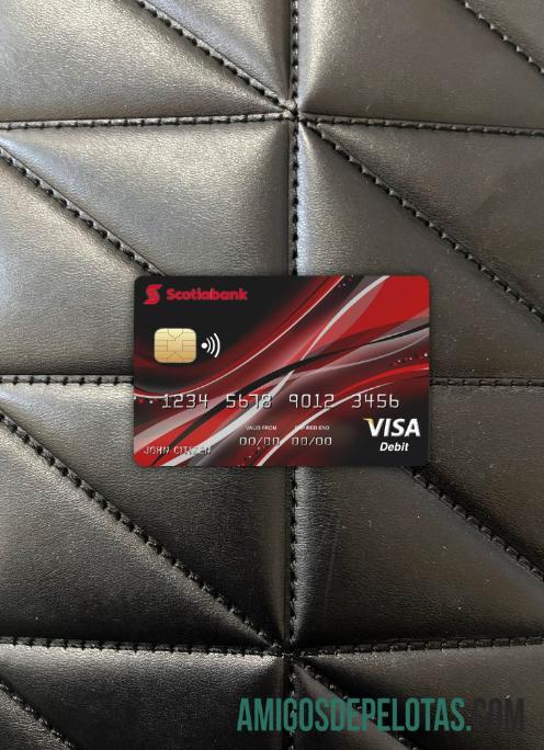 Kanada Nova bank visa kartu tampilan foto depan makering