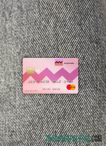 Co╠éte d'Ivoire Attijariwafa bank mastercard tampilan foto depan desain