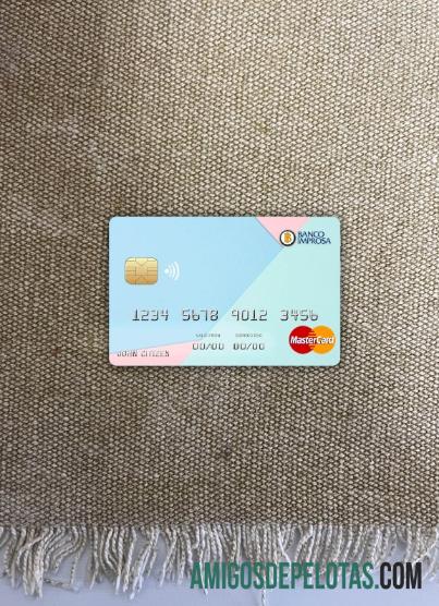 Kosta Rika Improsa bank mastercard tampilan foto depan makering