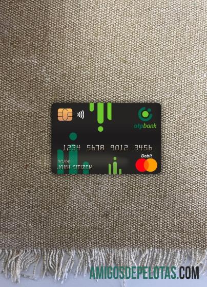 Kroasia OTP bank master Debit kartu tampilan foto depan templat