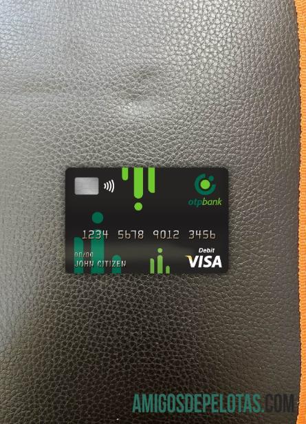 Kroasia OTP bank visa Debit kartu tampilan foto depan pratinjau