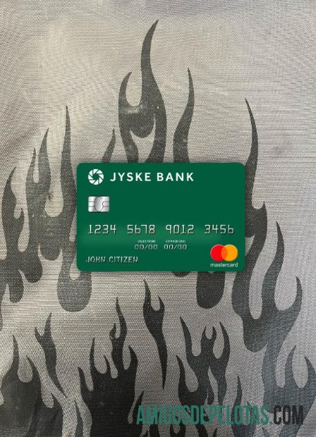 Denmark Jyske bank mastercard tampilan foto depan pratinjau