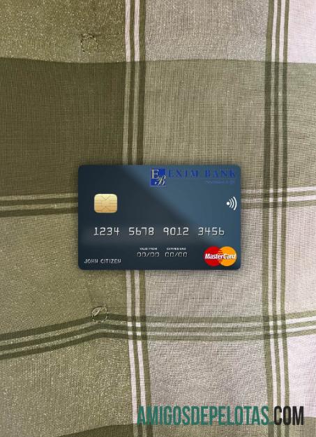 Jibuti Exim bank mastercard tampilan foto depan desain