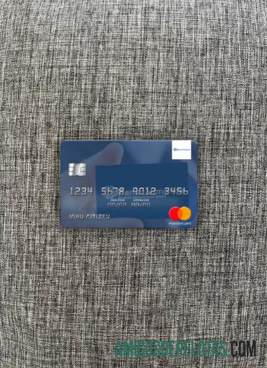 Republik Dominika Banco Vimecan mastercard tampilan foto depan desain