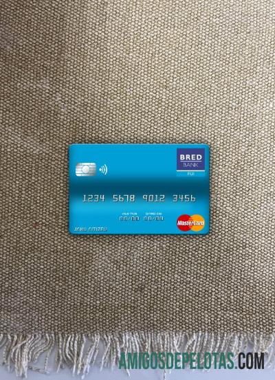 Fiji BRED bank mastercard tampilan foto depan pratinjau