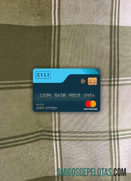 Finlandia Evli bank mastercard tampilan foto depan desain