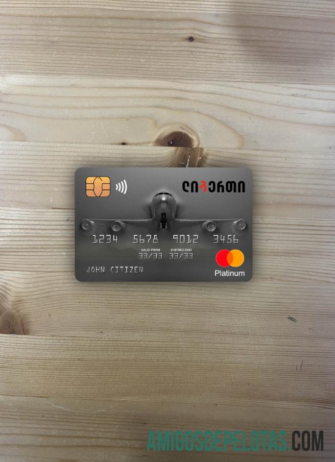 Georgia Liberty bank mastercard platinum tampilan foto depan makering