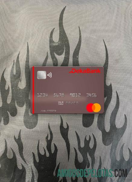 Jerman Deka bank mastercard tampilan foto depan desain