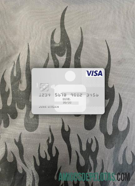 Jerman Sparkasse visa tampilan foto depan sampel
