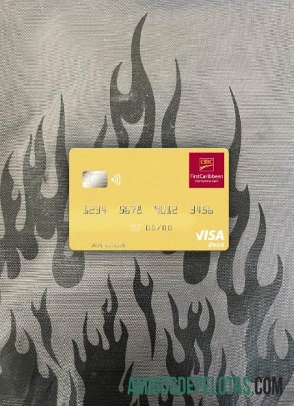 Grenada CBIC visa Debit kartu tampilan foto depan makering