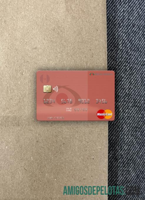 Guatemala Azteca bank mastercard tampilan foto depan makering