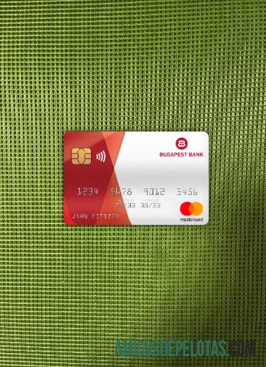 Hungaria Budapest bank mastercard tampilan foto depan pratinjau