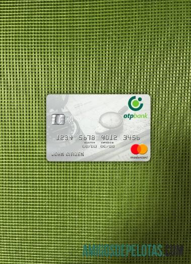 Hungaria OTP bank mastercard tampilan foto depan pratinjau