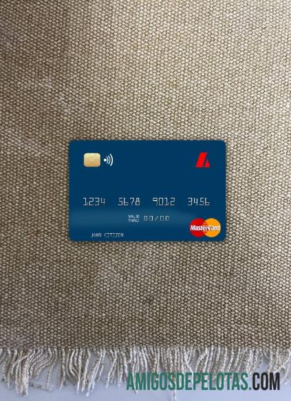 Islandia Landsbankinn mastercard tampilan foto depan pratinjau