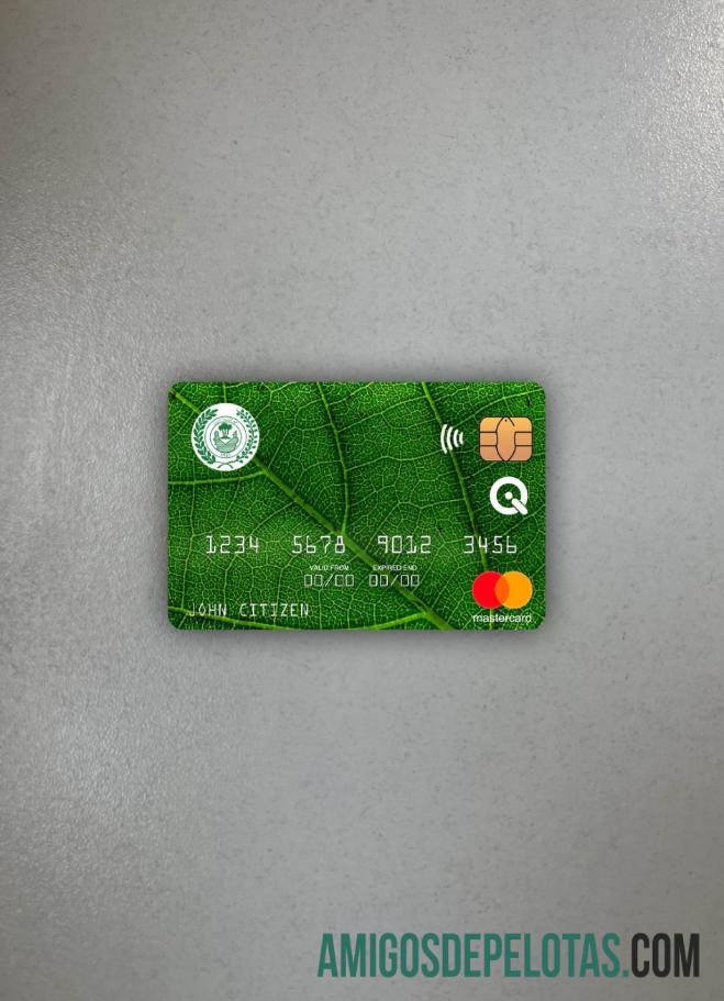 Irak Rafidain bank mastercard tampilan foto depan desain