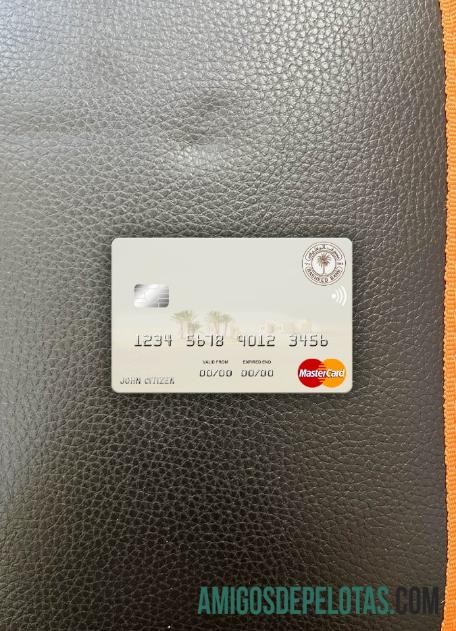 Irak Rasheed bank mastercard tampilan foto depan desain